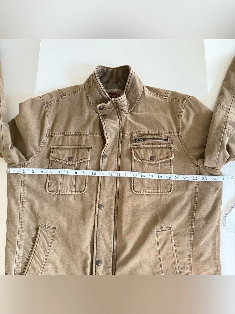 Levi's Men's Military Style Jacket, approximately Sz Large, Cotton